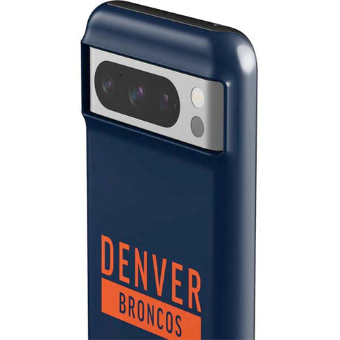 NFL Denver Broncos Blue Performance Series Google Pixel 8 Pro Impact Case